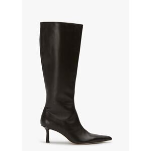 Tony Bianco Quest Brown Leather Chocolate Nappa Heel Size 8